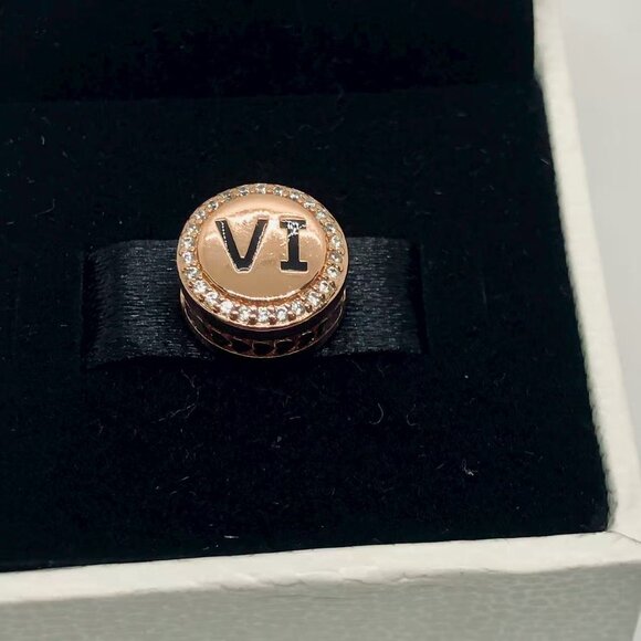 ✨🔥Pandora Exclusive Island of Saint Thomas Sparkling Round Charm - Picture 2 of 4